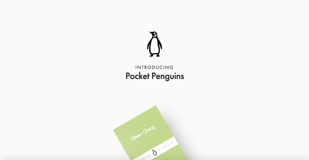 contrast spacing example of pocket penguins website
